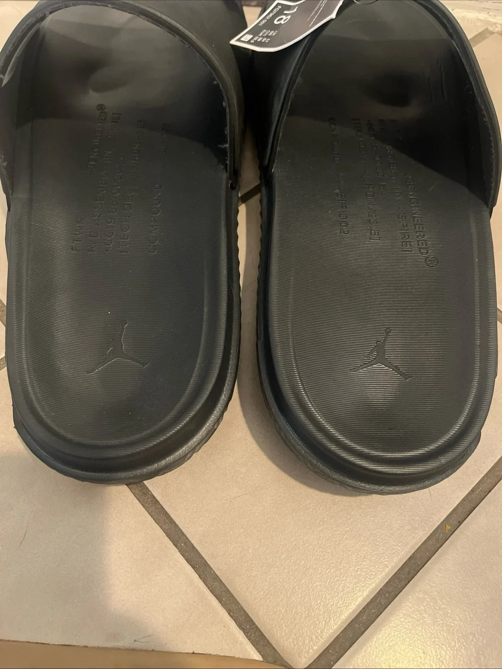 NEW Jordan Jumpman Slide PSG Men's Off Noir/Infrared 23 FQ7962-001 Size 18